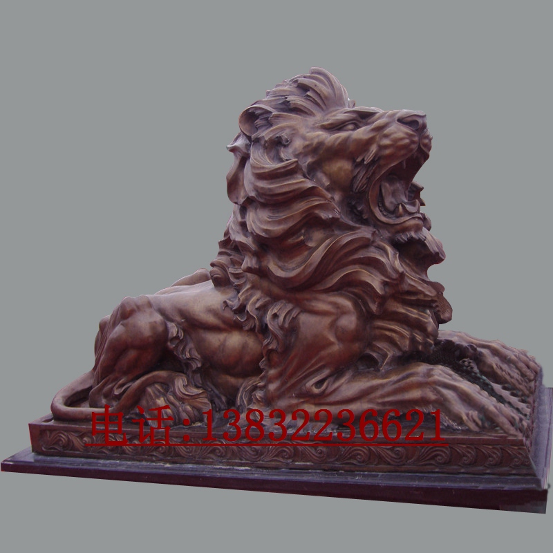 不锈钢紫铜动物欧式狮子加工